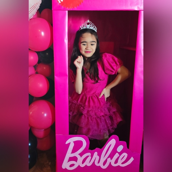 Barbie inspired Hot Pink dress for little girls - Picture 11 of 11